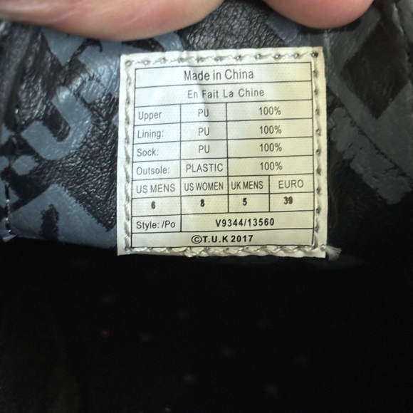 Pink glitter mondo platform creepers by T.U.K women’s size 8 men’s 6 - Picture 3 of 9